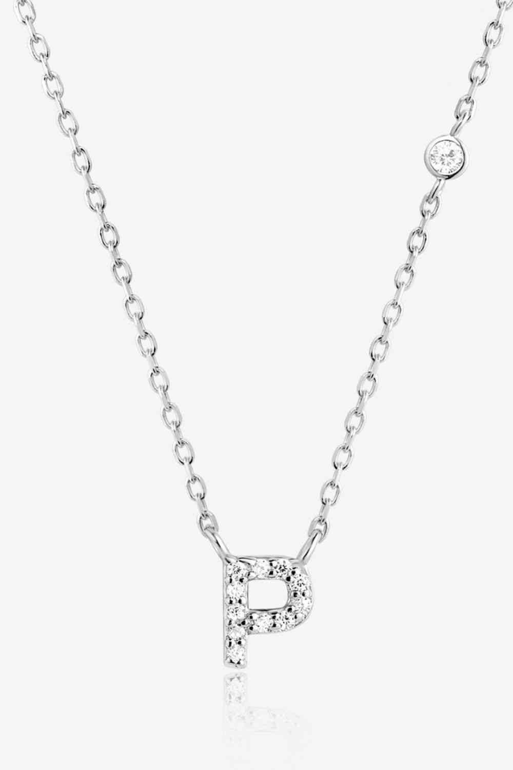 L To P Everyday Sterling Silver Necklace