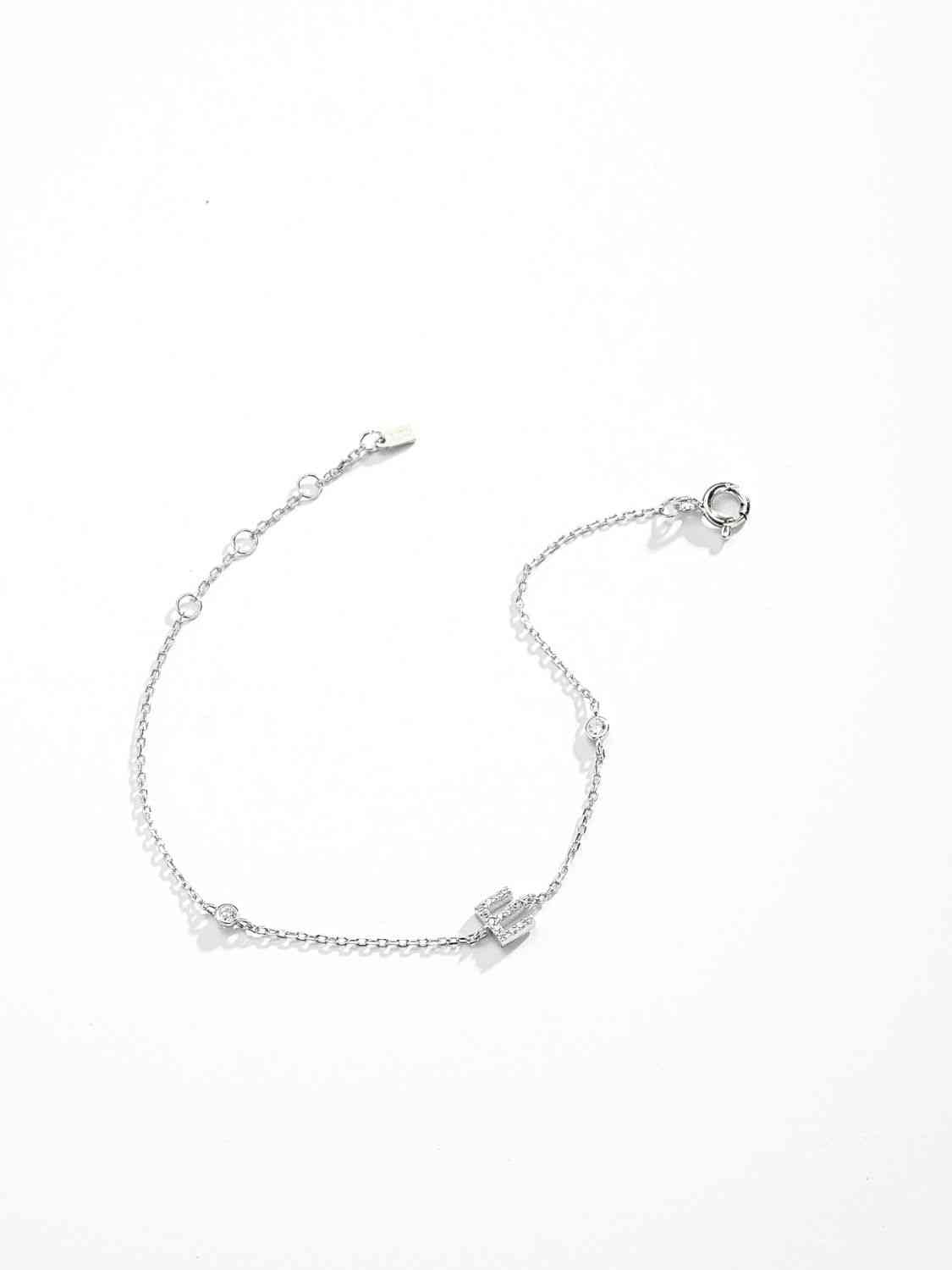 A To F Everyday Dainty Bracelet