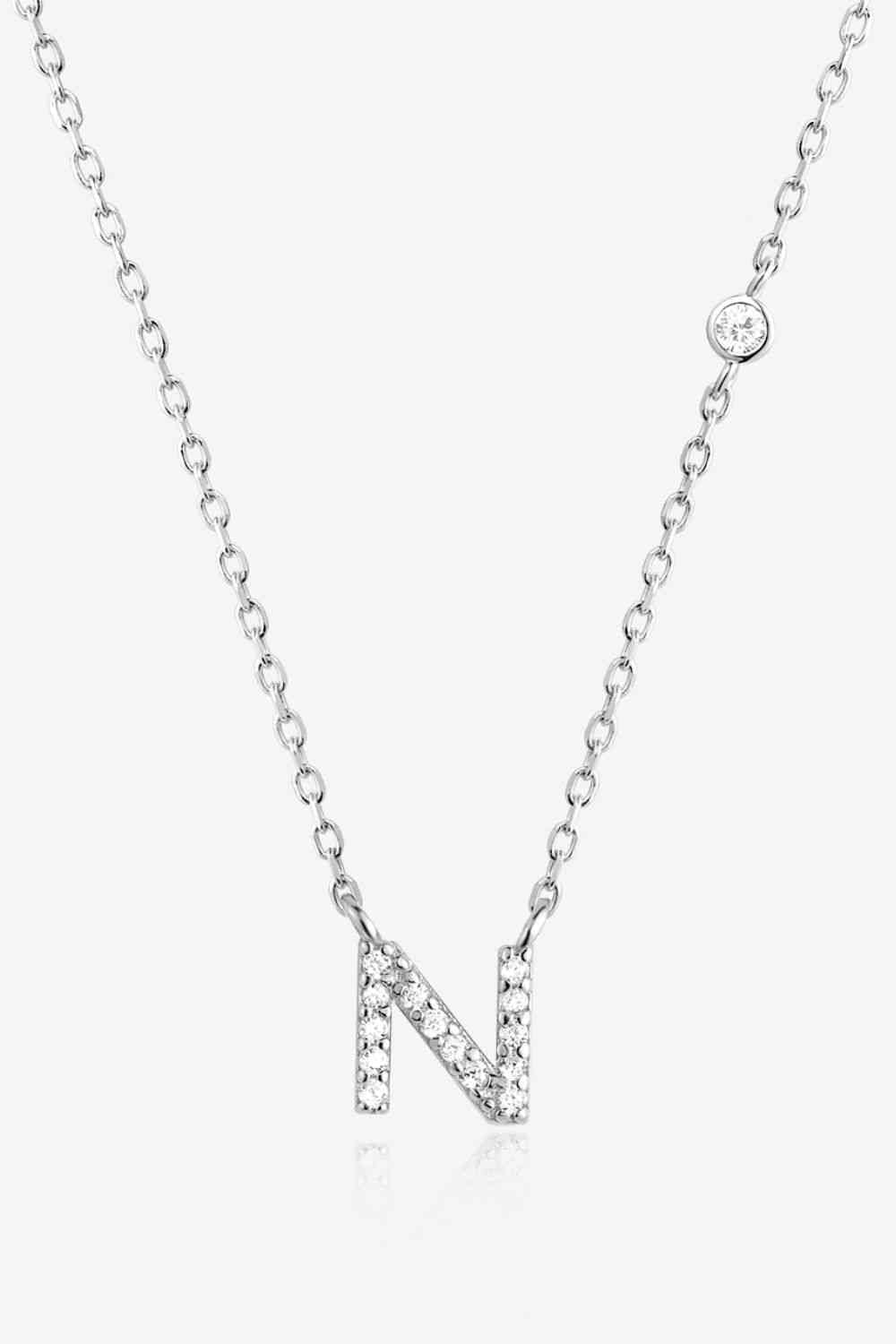 L To P Everyday Sterling Silver Necklace