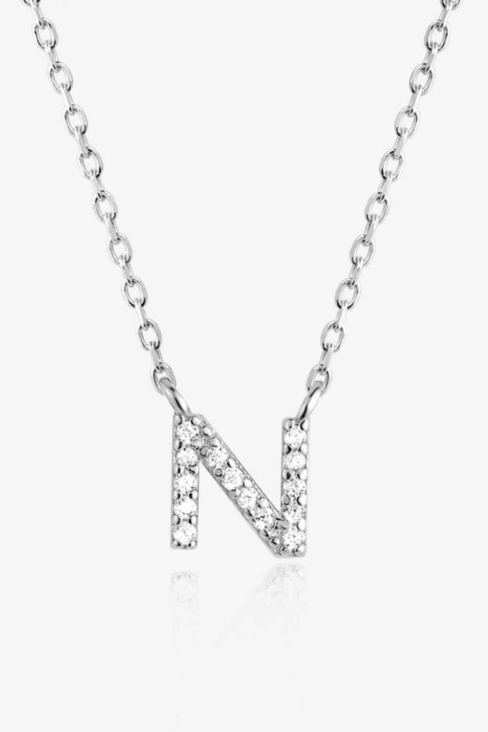 L To P Everyday Sterling Silver Necklace