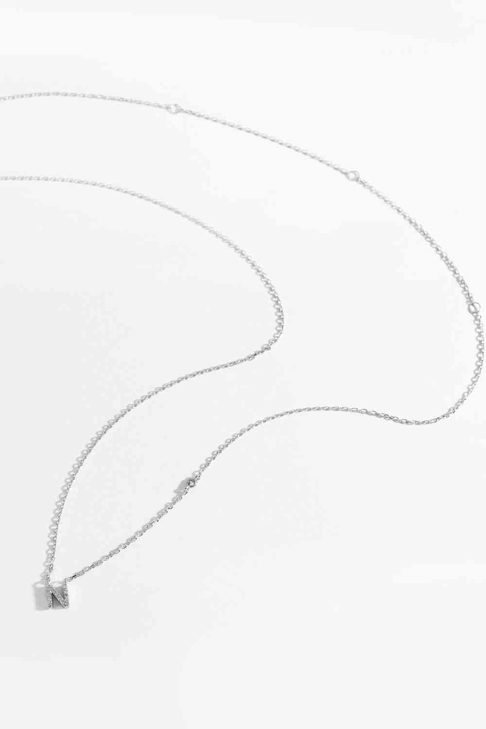 L To P Everyday Sterling Silver Necklace