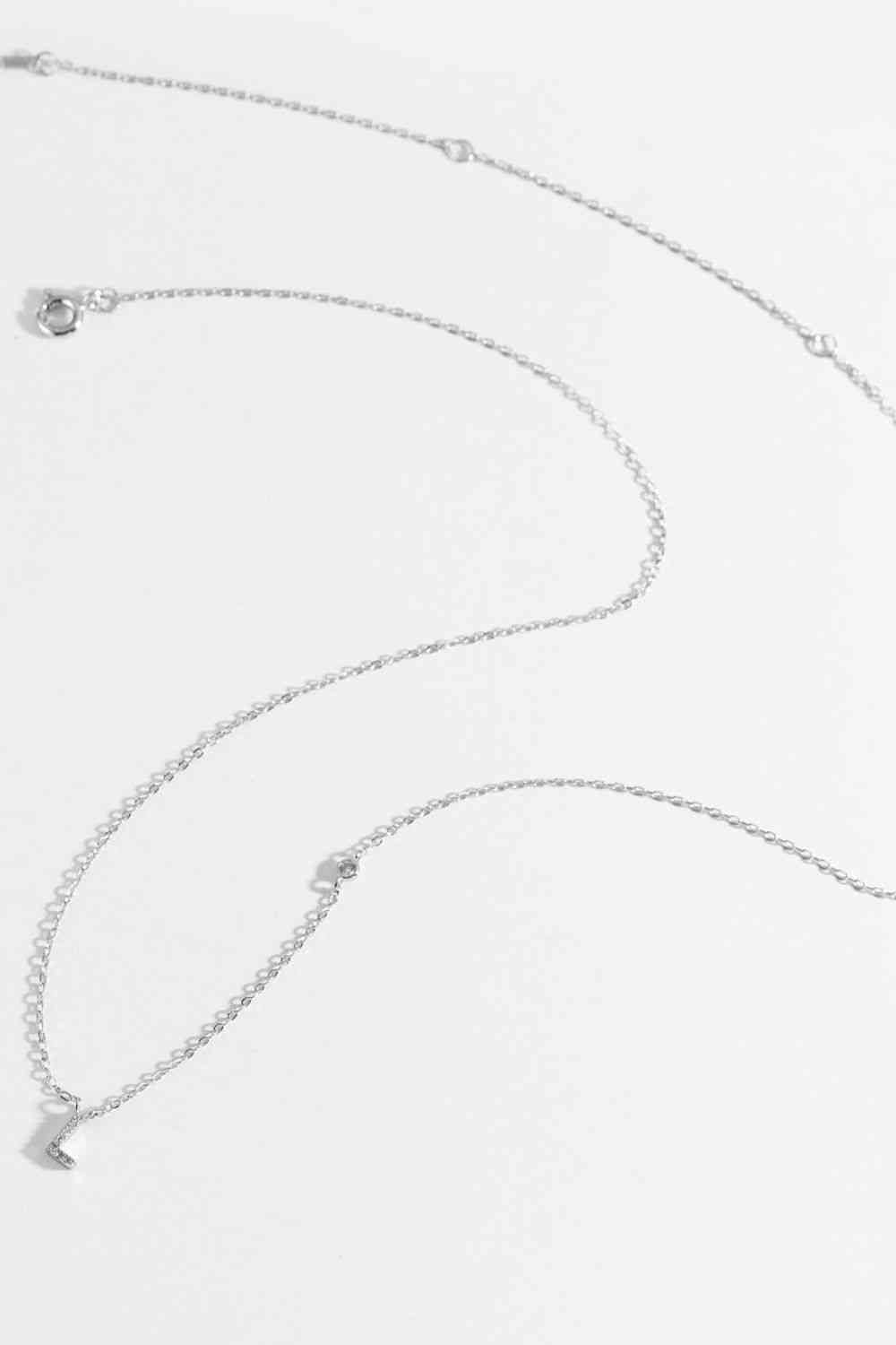 L To P Everyday Sterling Silver Necklace