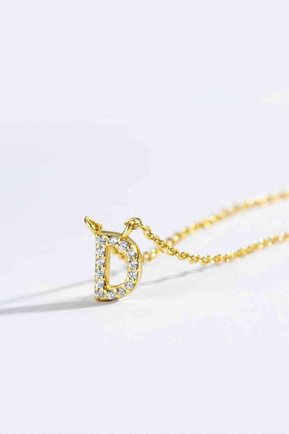 A To F Dainty Everyday Necklace