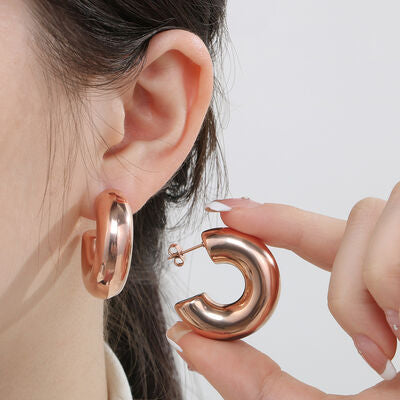 C-Hoop Everyday Earrings