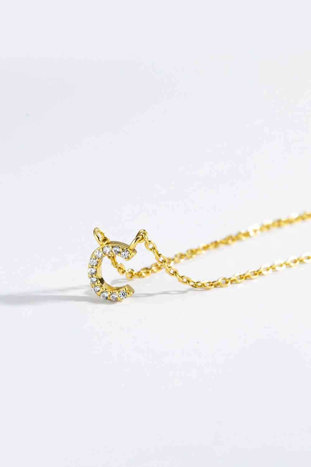 A To F Dainty Everyday Necklace