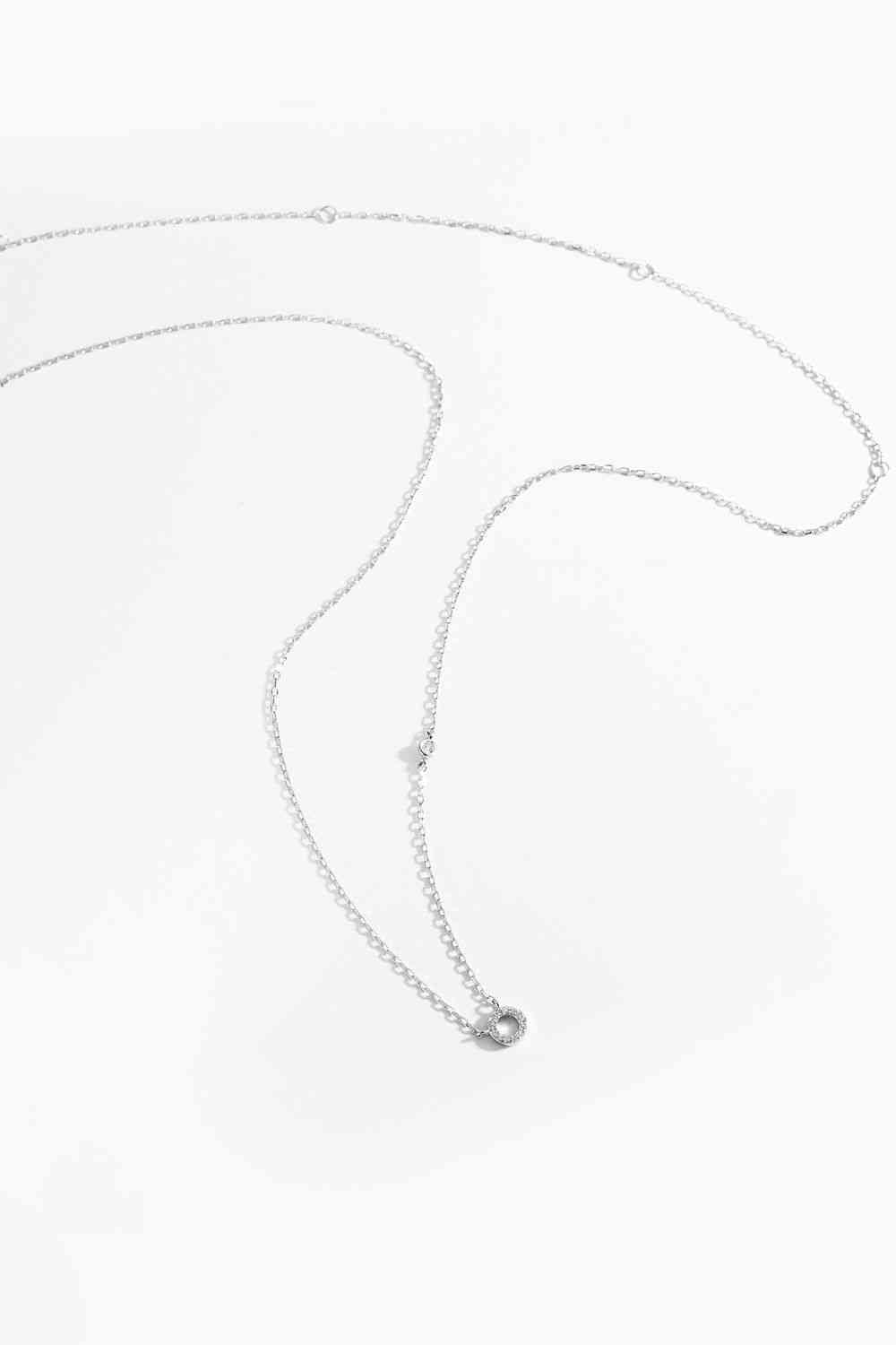 L To P Everyday Sterling Silver Necklace